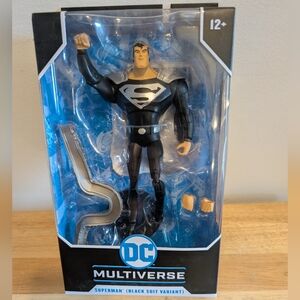DC Multiverse Superman Black Suit Variant Action Figure Brand New With Tag From